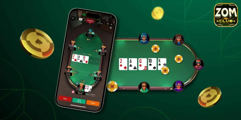 Cách chơi game bài Poker Zomclub chi tiết