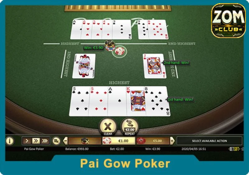 Cách chơi Pai Gow Zomclub cơ bản nhất để người chơi tiếp cận
